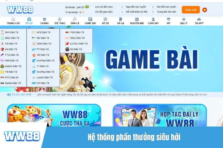 Hệ thống phần thưởng siêu hời