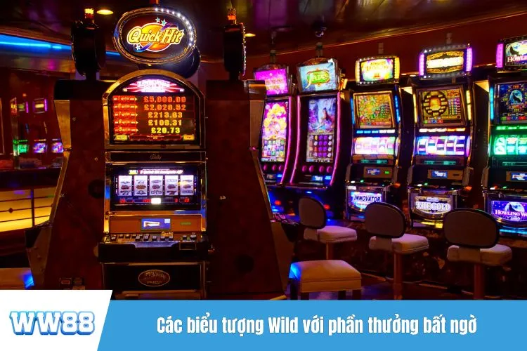 Các biểu tượng Wild với phần thưởng bất ngờ