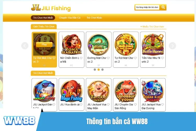 Thông tin bắn cá WW88