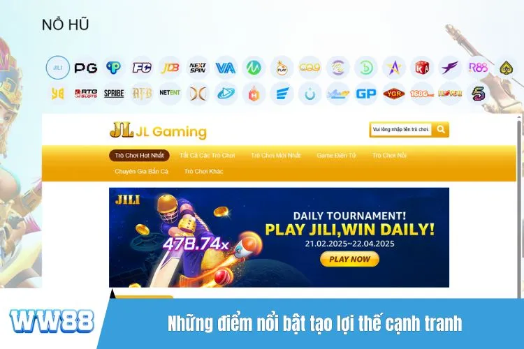 Những điểm nổi bật tạo lợi thế cạnh tranh